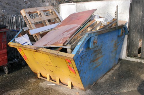 Satisfied customers after successful house clearance