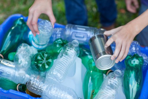 Recycling process for business waste